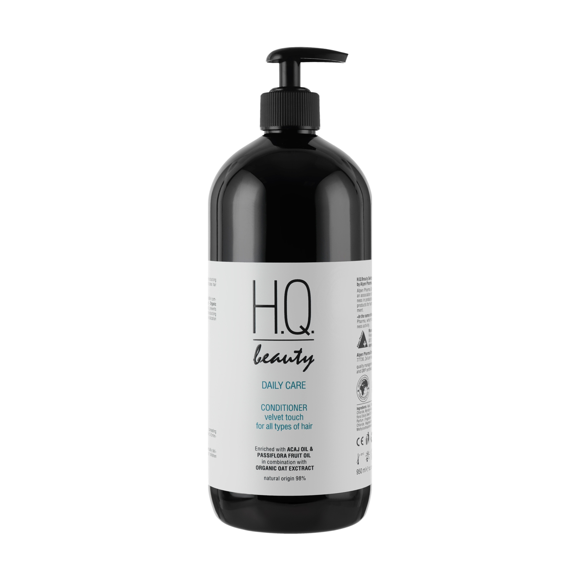 Кондиціонер H.Q. Beauty Daily Care Conditioner для щоденного догляду, для всіх типів волосся, 950 мл