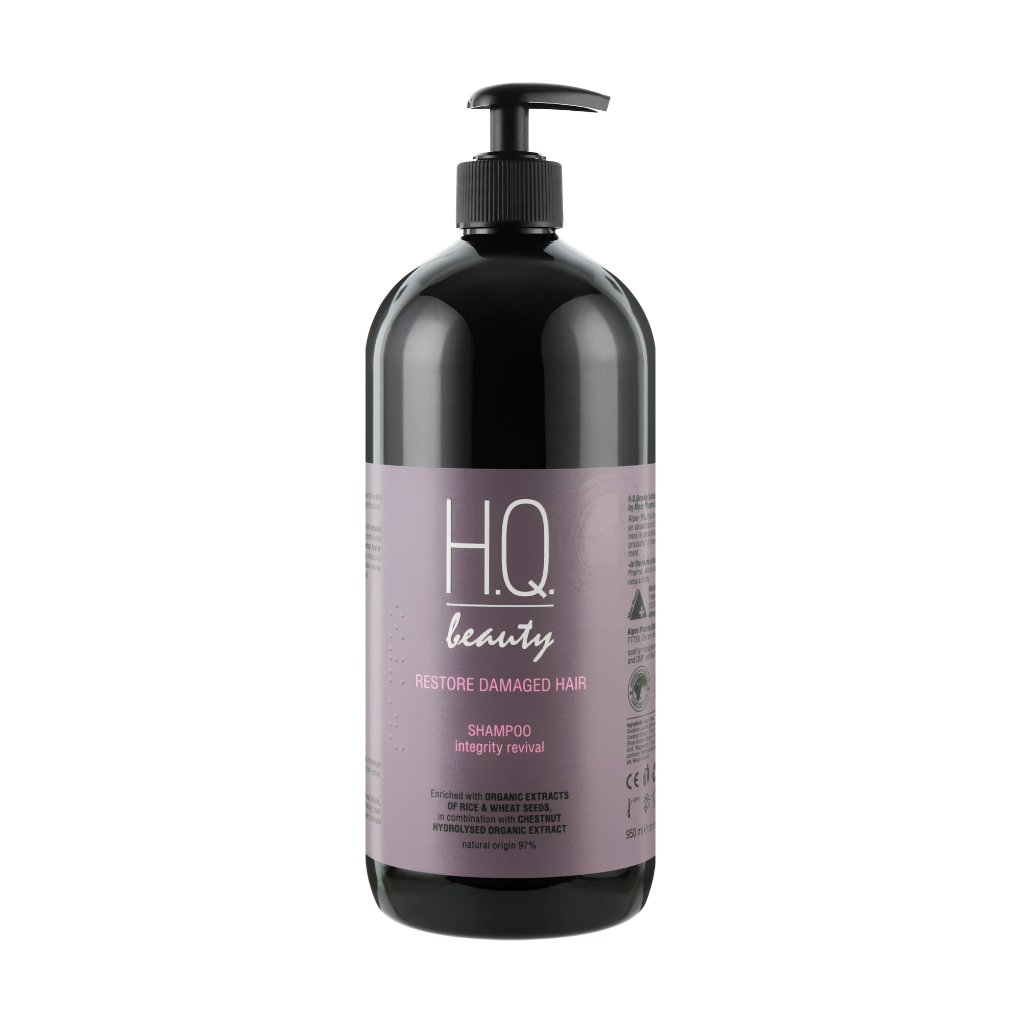 Шампунь H.Q. Beauty Restore Shampoo для пошкодженого волосся, 950 мл